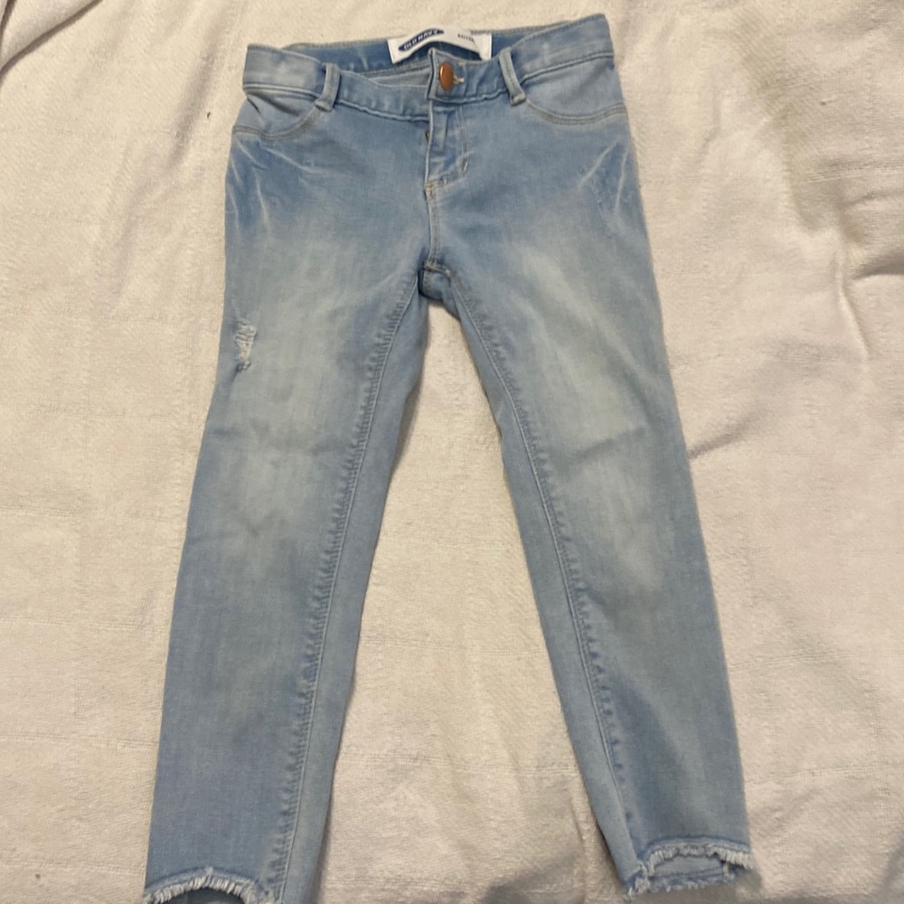 White wash jeans girls size 4